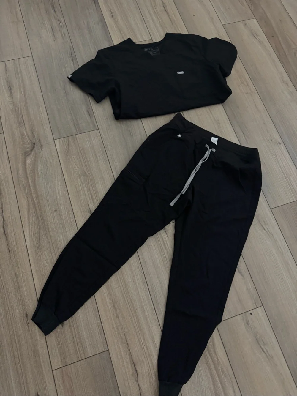Men FIGS Black Jogger set